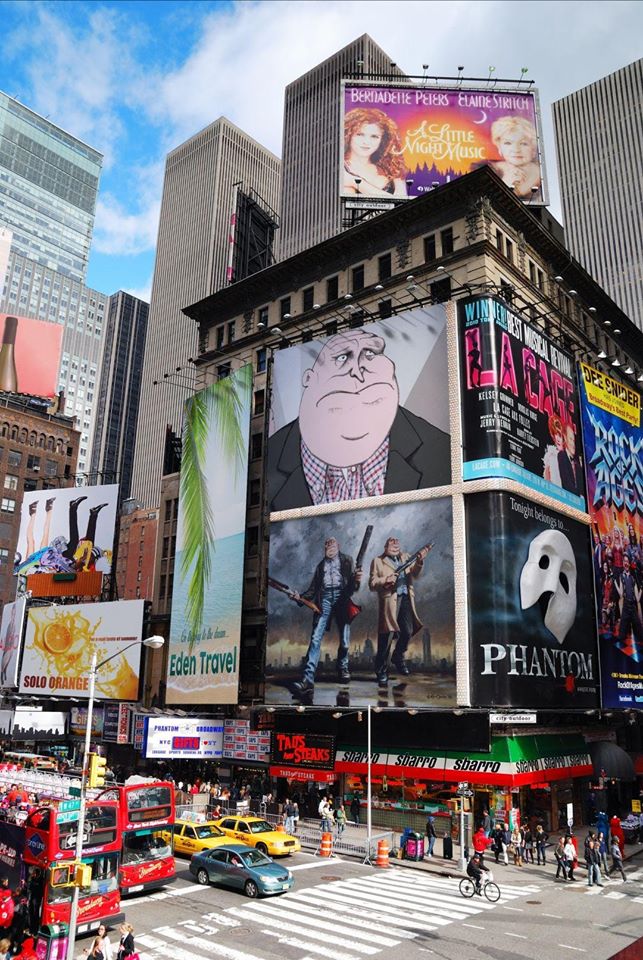 TheBruvsTV's tweet photo. They say it pays to #advertise.
https://t.co/64I47ujzCH
#TheBruvs #TimesSquare #NewYork #comedy #cartoons #billboard #upinlights https://t.co/ATL22OGyVP