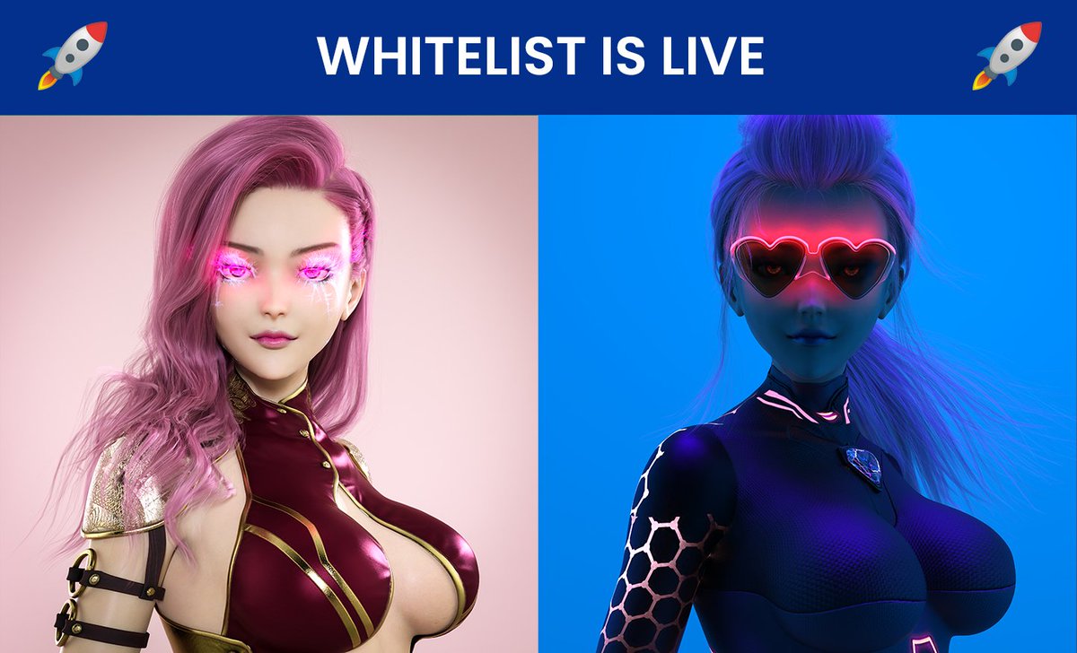 MetaWaifus's tweet photo. 🚨WHITELIST IS LIVE 🚨

150 Waifu Lover Commander roles for grabs in our Discord 🥳

1⃣Follow @metawaifus and join https://t.co/lo1EUfn7tW
2⃣Like, RT &amp; tag 3 friends
3⃣Fill the form  https://t.co/A94dn1Z3Yr

We'll pick 150 winners when we reach 1.5k members

#NFTCommunity #Solana https://t.co/tWq4DXAheA