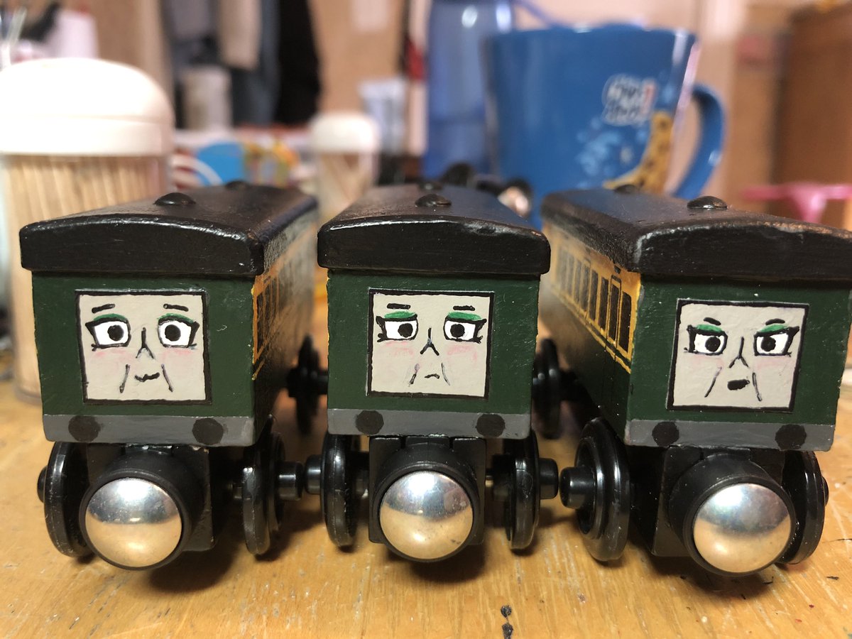 CloudtheLoud48's tweet photo. Should’ve mentioned this with the mail coaches but—
I don’t print any of the decals (doors, windows, numbers, nameplates) on my customs. That’s all hand made by me.

#LoudCustoms https://t.co/Mg2eUNXkmJ