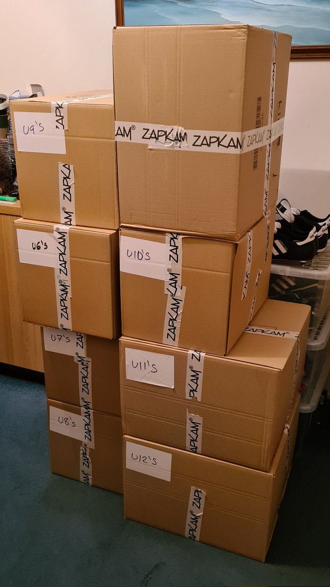 BroadwellYouth's tweet photo. They have arrived 200 Waterproof Jackets for all the Boys and Girls who play Football for Broadwell youth.

Massive thanks to @zapkamofficial for supplying and sponsoring the Coaches Jackets and also @TravisPerkinsCo for their Kind donation towards the Youth Jackets. https://t.co/mK4huEuVzs