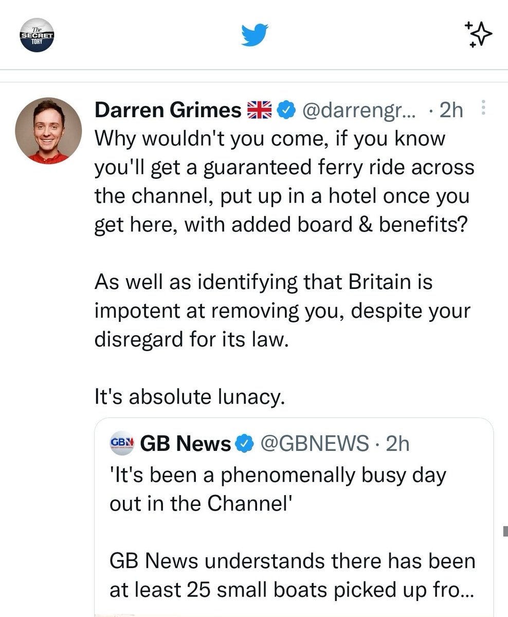 Gameshow idea. 

Darren Grimes is deposited in Syria with £500 and a rucksack and has to economically migrate himself across Turkey, the Balkans, several mountain ranges and France, culminating in a clandestine Channel crossing. If he succeeds he gets six months in a Travelodge.