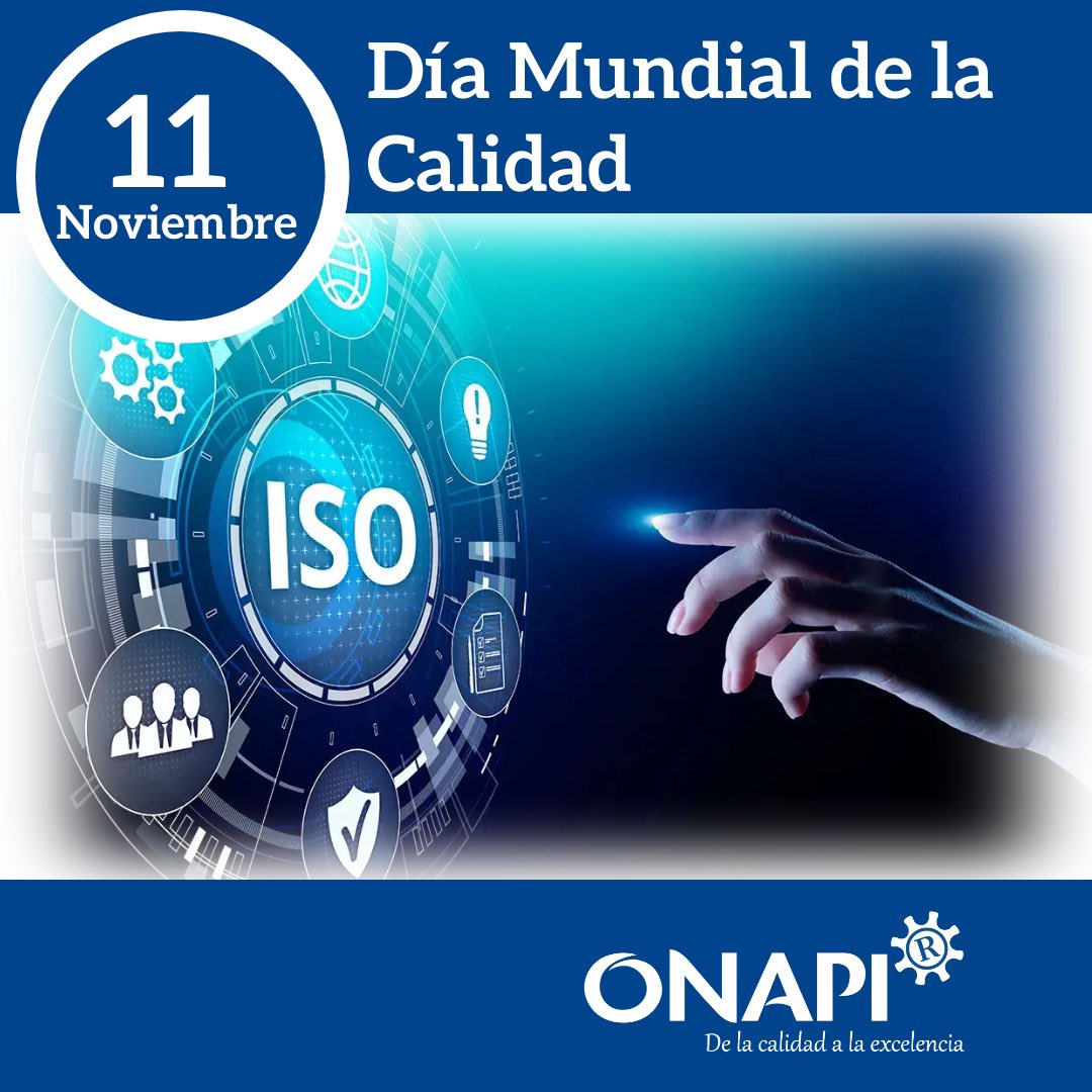 OnapiRD's tweet photo. Celebramos el Día Mundial de la Calidad asumiendo el compromiso de brindar un servicio de excelencia que satisfaga las necesidad de nuestros usuarios e impulsando mejoras continuas en nuestros procesos para continuar siendo un referente de calidad en nuestra región.

#ONAPI https://t.co/gvwEwIBPF0