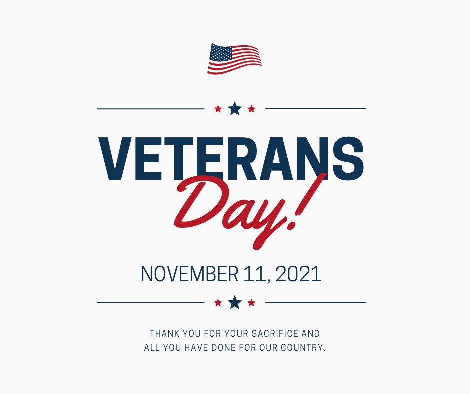 MetroStratGroup's tweet photo. Today we honor all who have served. Thank your for your sacrifice and all you have done for our country. https://t.co/FSKiyPXxm3