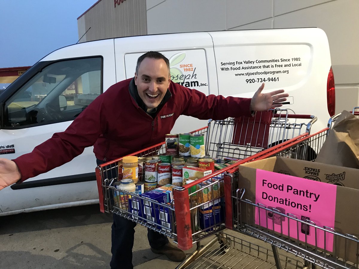 Help us fill up the truck with food!  St Joseph Food Program will be out at Woodmans in Appleton until 5 today!  Please donate to help fight hunger in the Fox Cities. #fox11news #fox11foodproject