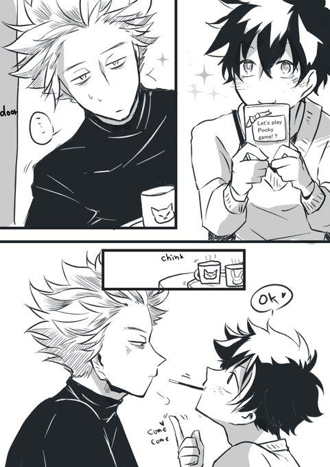 shindeku
Pocky game at Shinso-kun's house ...?
英語版 