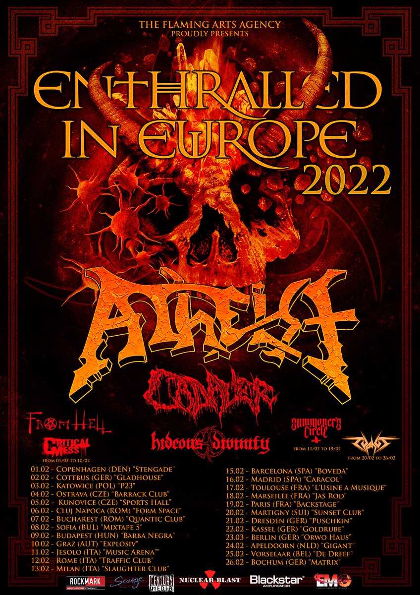 Excited to finally get back out on the road! We'll see you in 2022 Europe!!!

For dates and tickets, visit fromhell.net/tour-dates/

#FROMHELL #FROMHELLBand #RatsAndRavens #EnthralledInEurope #Tour
