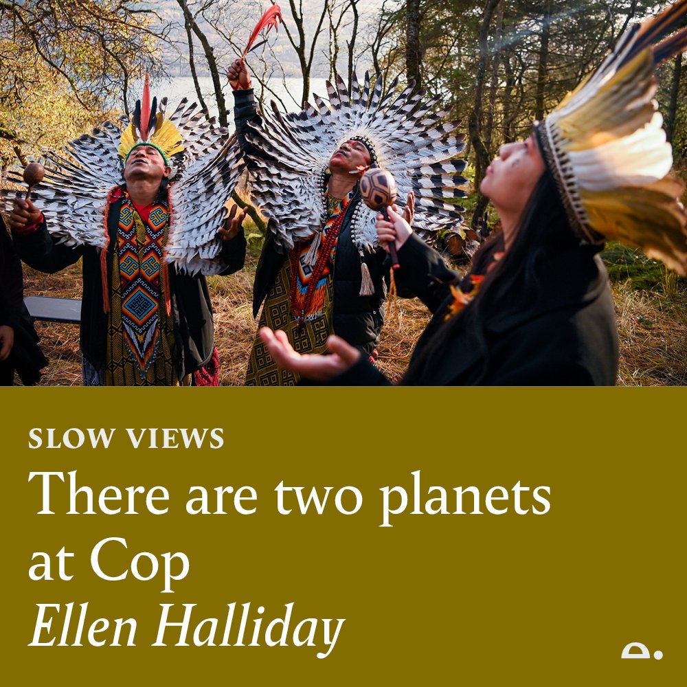 tortoise's tweet image. Glasgow is playing host to an incredible diversity of people and opinion during #Cop26 – but they don’t spend enough time talking to one another.

The fight against climate change would be much improved if they did. 
     
Read @ellen_halliday’s #SlowView: torto.se/3CYPwIu