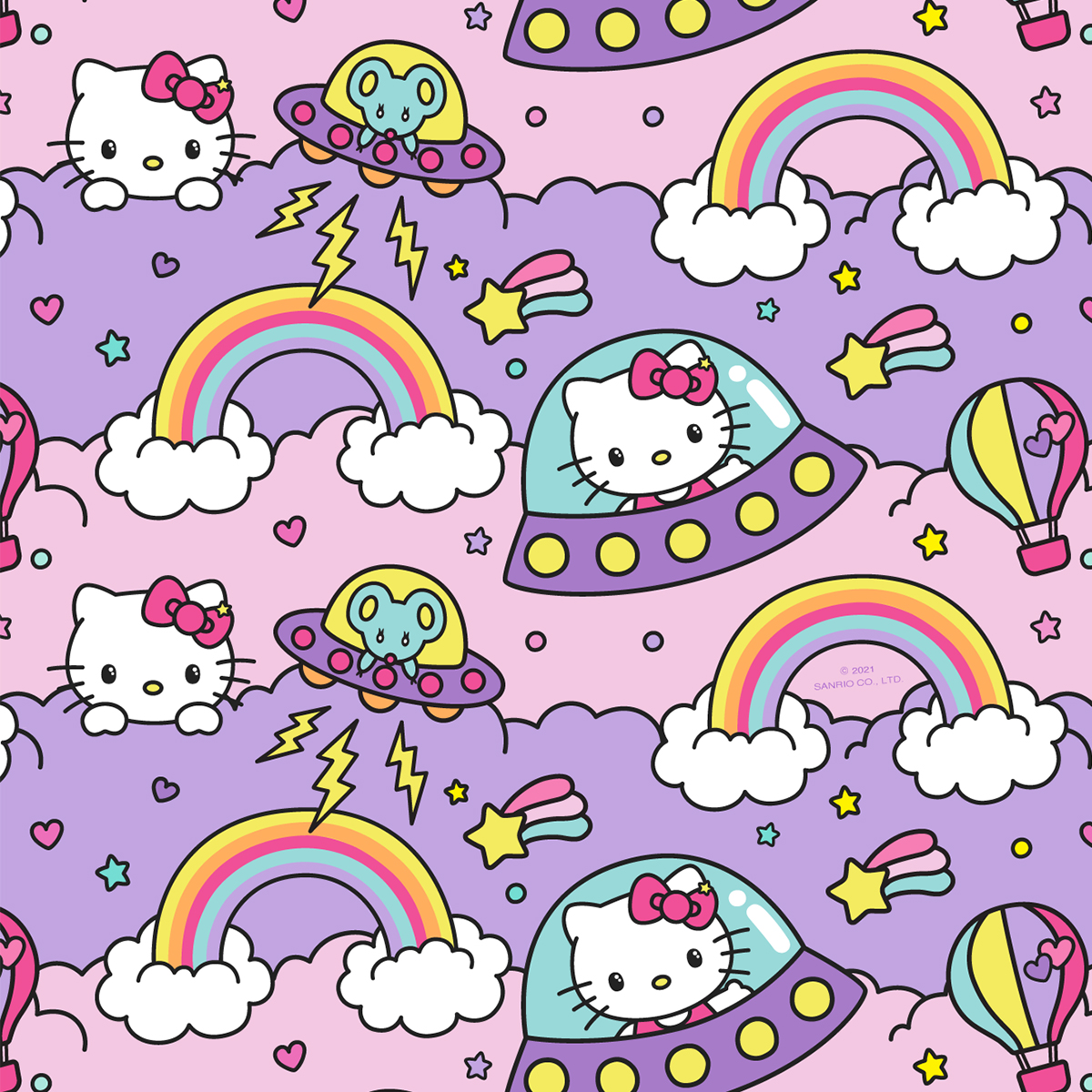 Hello Kitty 4d 929 bape supreme cool desenho new pink purple trista  hogue HD phone wallpaper  Peakpx