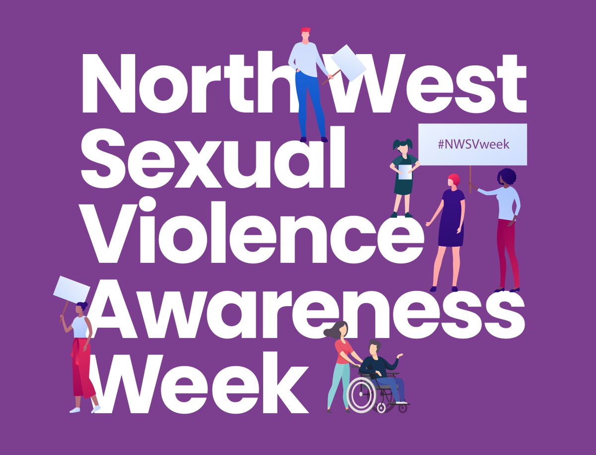 uochester's tweet photo. As part of North West Sexual Violence Awareness Week, we will be hosting an event tomorrow 12pm-3pm in Small Hall, on our Exton Park site. You'll be able to learn more about the support available to survivors of sexual violence and how this is being tackled. #NWSVweek https://t.co/GfAQ66Cr4O
