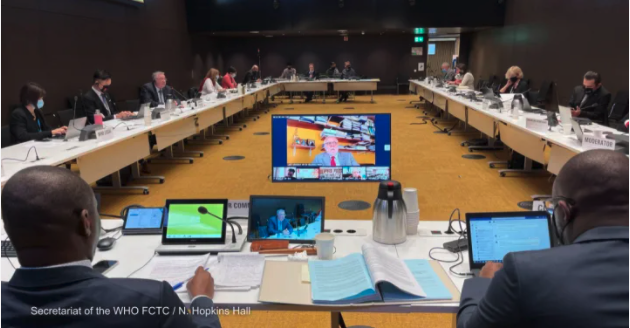 nickguroff's tweet photo. The "other COP" this week made critical progress in funding global tobacco control, but it's not enough.

Countries, advocates press to hold Big Tobacco liable for its harms to close the global funding gap. via @Devex

@exposetobacco #COP9 #FCTCSavesLives

https://t.co/FwmujPZRLB https://t.co/QXCITHFjXV