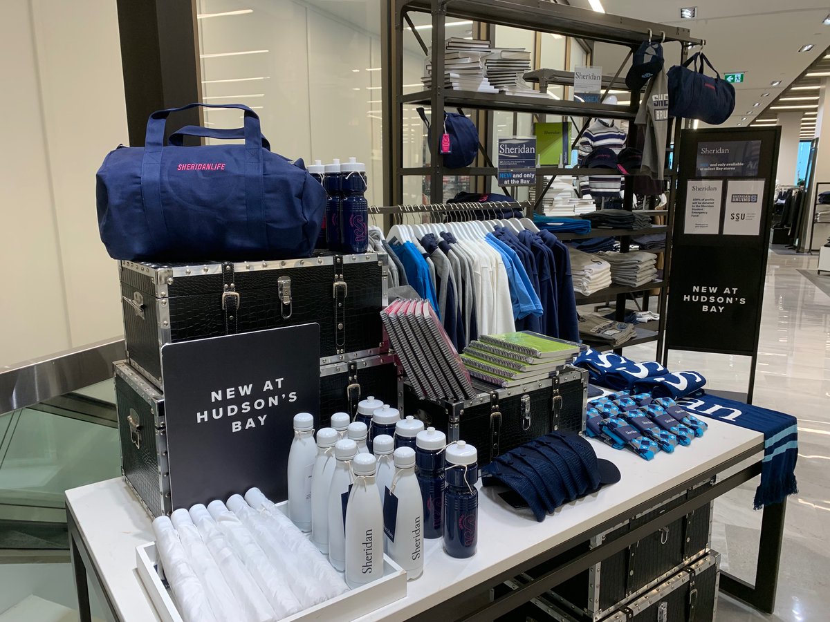 sheridancollege's tweet photo. Sheridan is pleased to announce that it has opened pop-up shops at Hudson’s Bay in its three campus communities, with profits supporting Sheridan’s Student Emergency Fund.

Read more on the #SheridanNewsroom: https://t.co/6zShxpCrv4 https://t.co/Xj4VWpMVFI