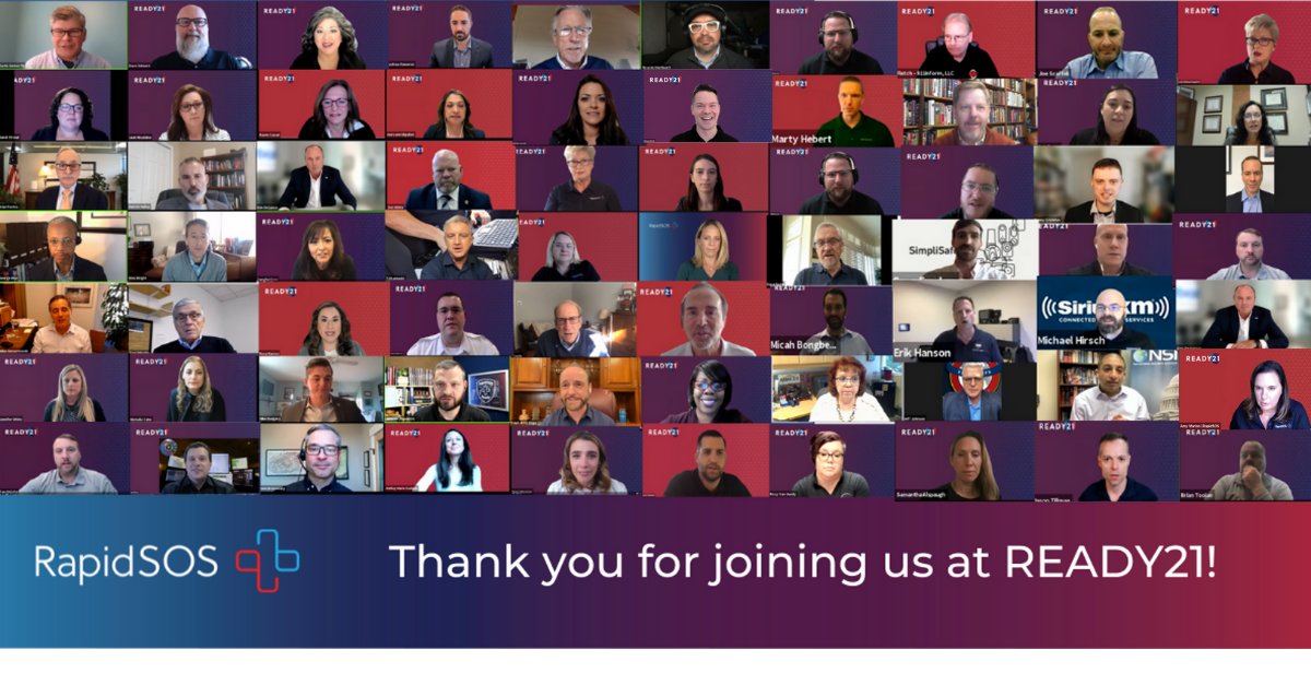 RapidSOS's tweet photo. Thank you to all speakers & attendees who participated in READY21 yesterday!
If you weren’t able to attend, don't worry! All sessions will become available on-demand. Register at https://t.co/3xhrOcamfM to gain access.
#READY21 #RapidSOSReady #RapidSOSReadyEmergencyCommunity https://t.co/efK6eYtCgb