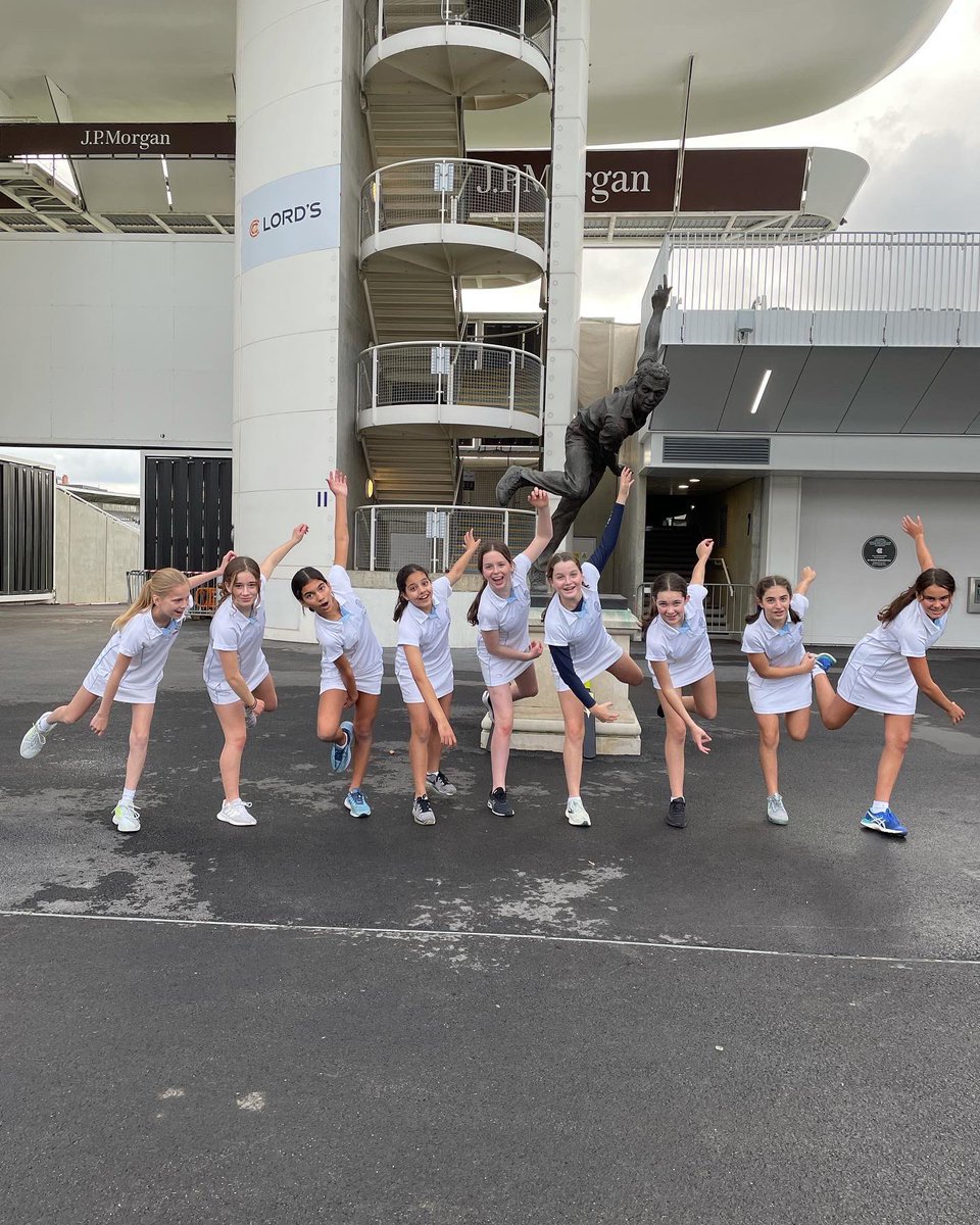 FHS_SW1_Sport's tweet photo. A super afternoon of cricket at Lords for the U13 Westminster Cricket tournament! 
The girls played brilliantly and came away runners up to our sister school @FHS_NW1_Sport. 
Well done girls! 🏏👏
 #Cricket #lords https://t.co/Q8GvnCivzr