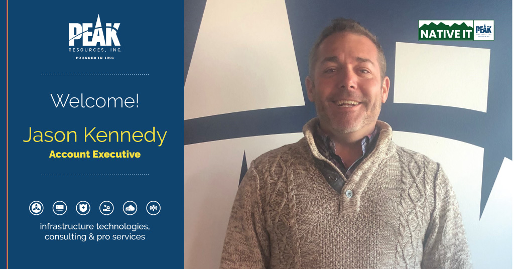 PEAK is happy to welcome the newest member of our team - Jason Kennedy, Account Executive!