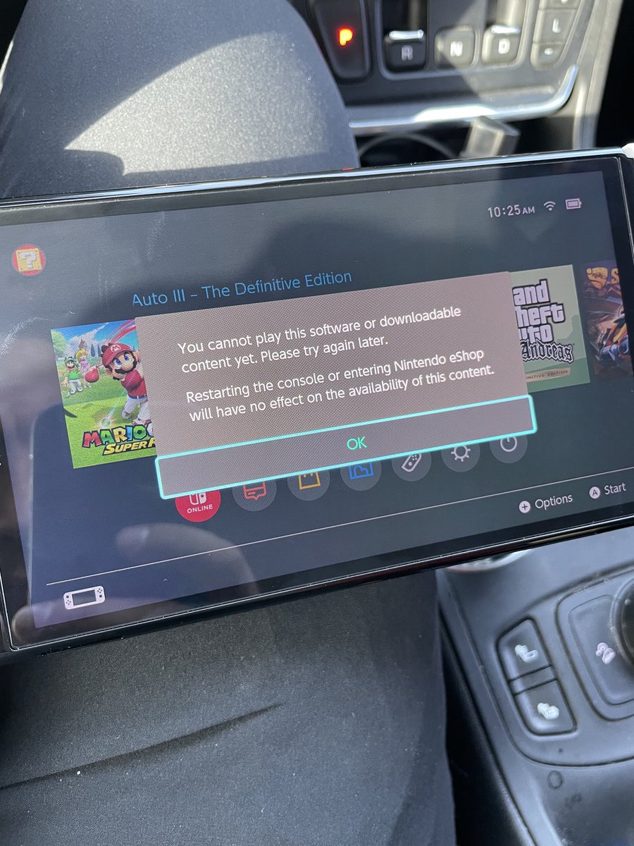 wizeguy24678's tweet photo. @RockstarGames Any idea why it’s not loading on the switch? https://t.co/cMLomrCBkc
