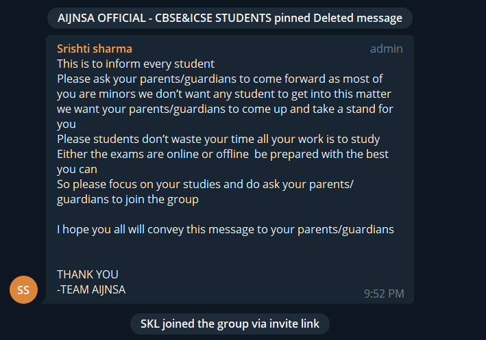 yusufkhan_04's tweet photo. #MakeTerm1Hybrid
#MakeTerm1Online 
#OnlineExamForCBSEandICSE 
Please ask your parents to come forward, it'll make the most difference if parents come forward, we are minors, they'll just shoo the case away and call it "minors" not allowed to involve, thus ask parents to step up. https://t.co/srJYrRTlVn