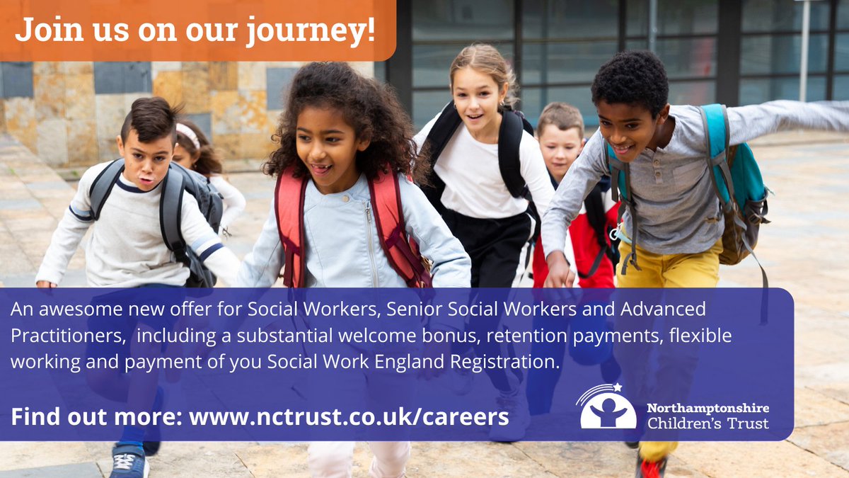 Our workforce are our most valuable asset which is why we have an amazing new offer for Social Workers, Senior Social Workers and Advanced Practitioners, including a substantial welcome and retention bonus, flexible working and more! Find out here: bit.ly/3BOwlzG