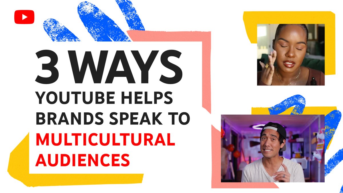 YTforBusiness's tweet photo. Viewers want content that speaks to their interests and experiences.
Discover why multicultural marketing matters →
https://t.co/7nXGfWEecD
#YouTubeMulticultural https://t.co/rv86dnSaqr