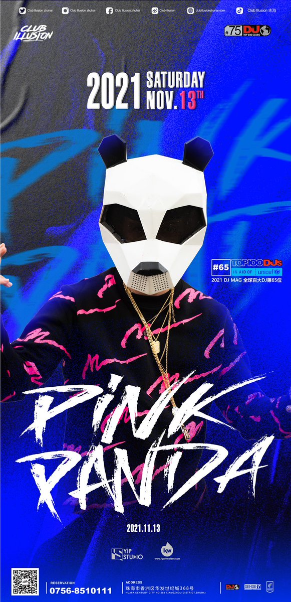 ClubillusionZH's tweet photo. @pinkpandadjs has been on the road, do not miss  Pink Panda 13/11 (Sat) in the Club illusion brought the dance floor storm! https://t.co/OhNt3830GM