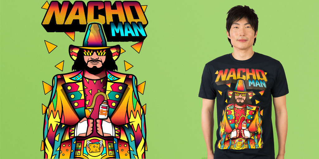 ZillaMunch's tweet photo. Random Fact: The Village People have a B-side song called Nacho Man. 

🧀 This nachotastic tee is available here
https://t.co/s0tEgU9CnR https://t.co/VuUywnul6a