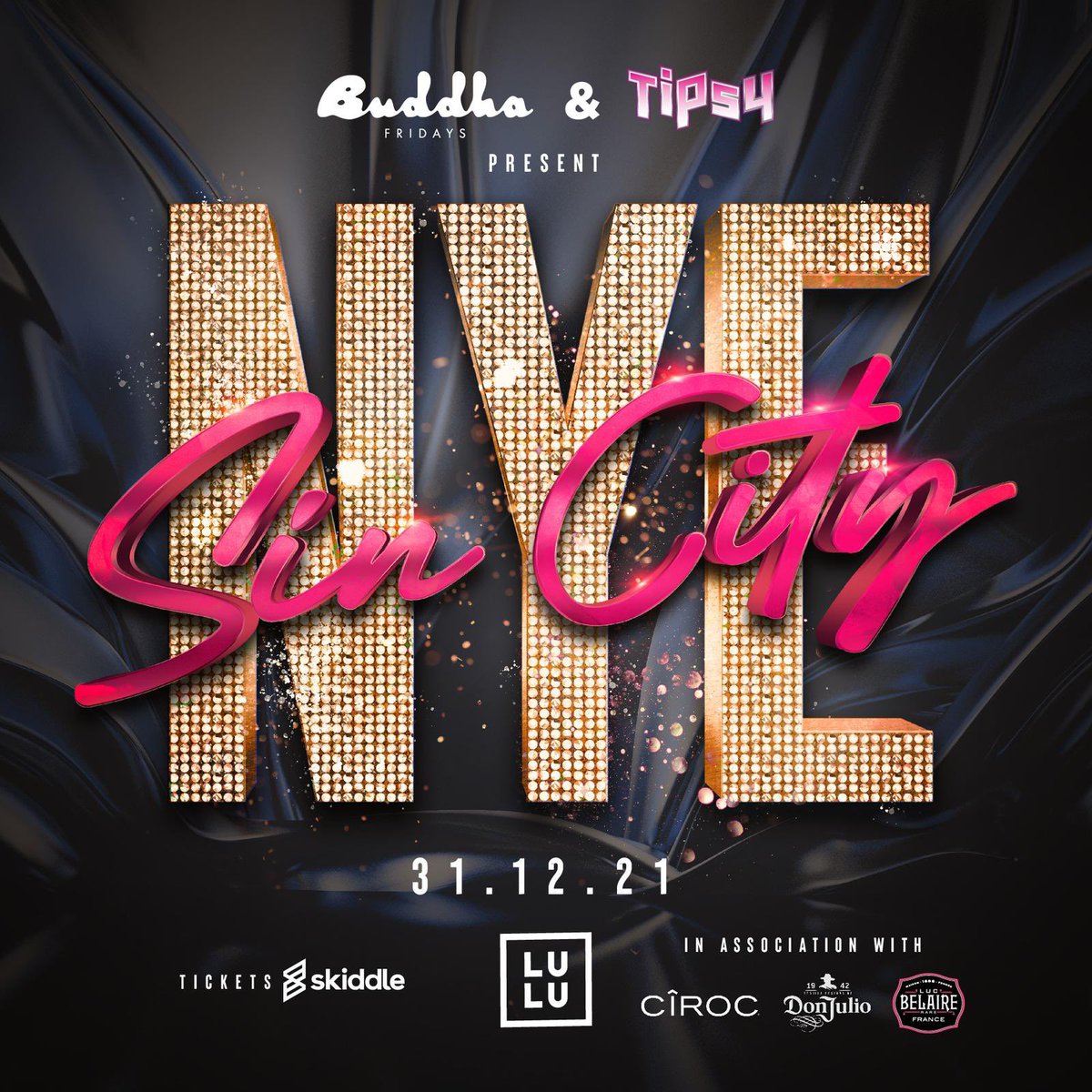 SIN CITY / NYE SPECIAL 

We have teamed up with the legendary Buddha Fridays to bring you the most lit New Years Eve yet🔥

Expect our resident DJs, with performers &amp; entertainers all night …. And wait for it, 5AM LICENSE 👑

EARLY BIRD TICKETS in bio 🎟