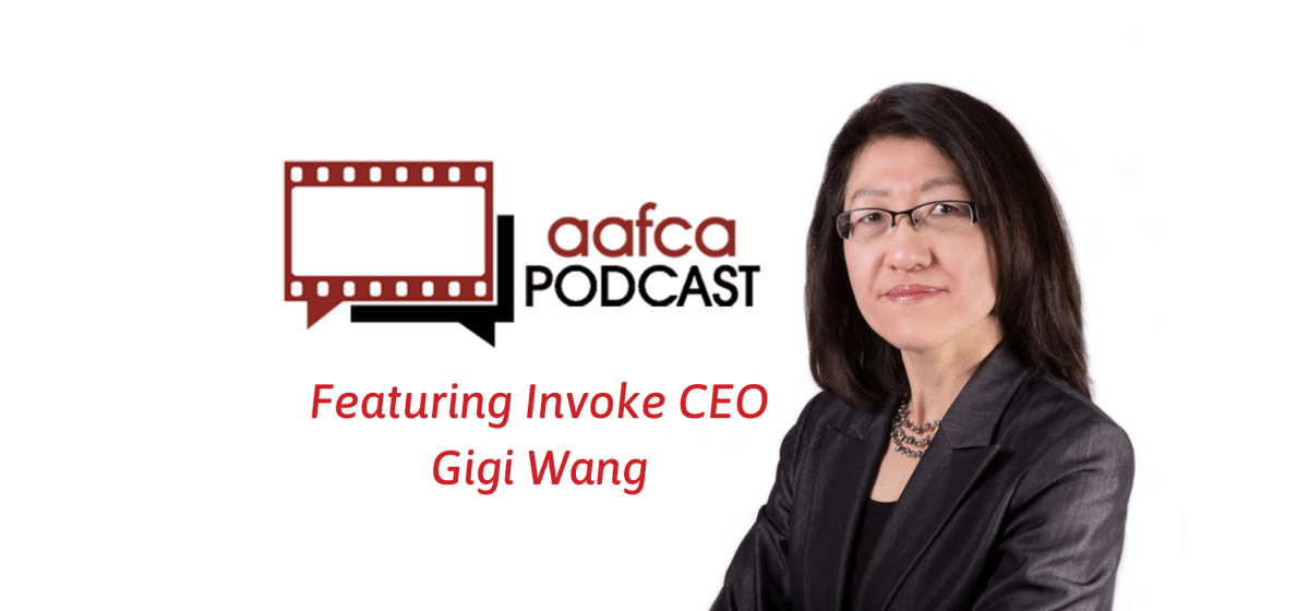XperienceInvoke's tweet photo. Invoke CEO Gigi Wang shares the benefits of virtually test-screening movie content and more in this podcast interview with AAFCA. Listen here.  https://t.co/MNox3QezOZ https://t.co/A26LchKvck