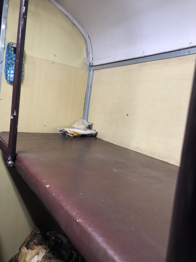 drashutosh_onco's tweet photo. @IRCTCofficial pathetic coach condition of Goa express 02779, A1, 8,10 https://t.co/6sFXh3VdxI