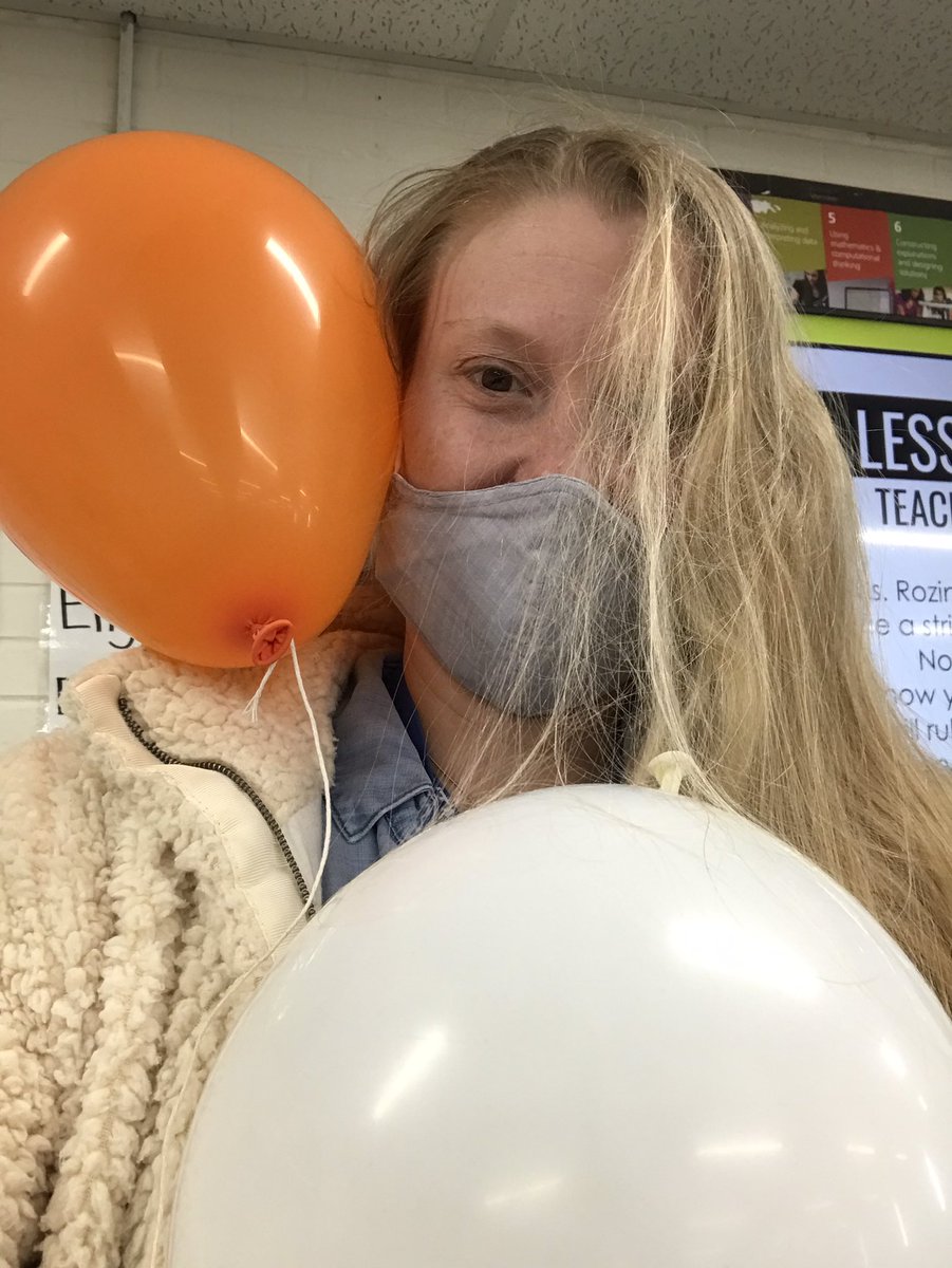 CRozint's tweet photo. 7th graders learning about static electricity in class. https://t.co/vjcnsZVl4k
