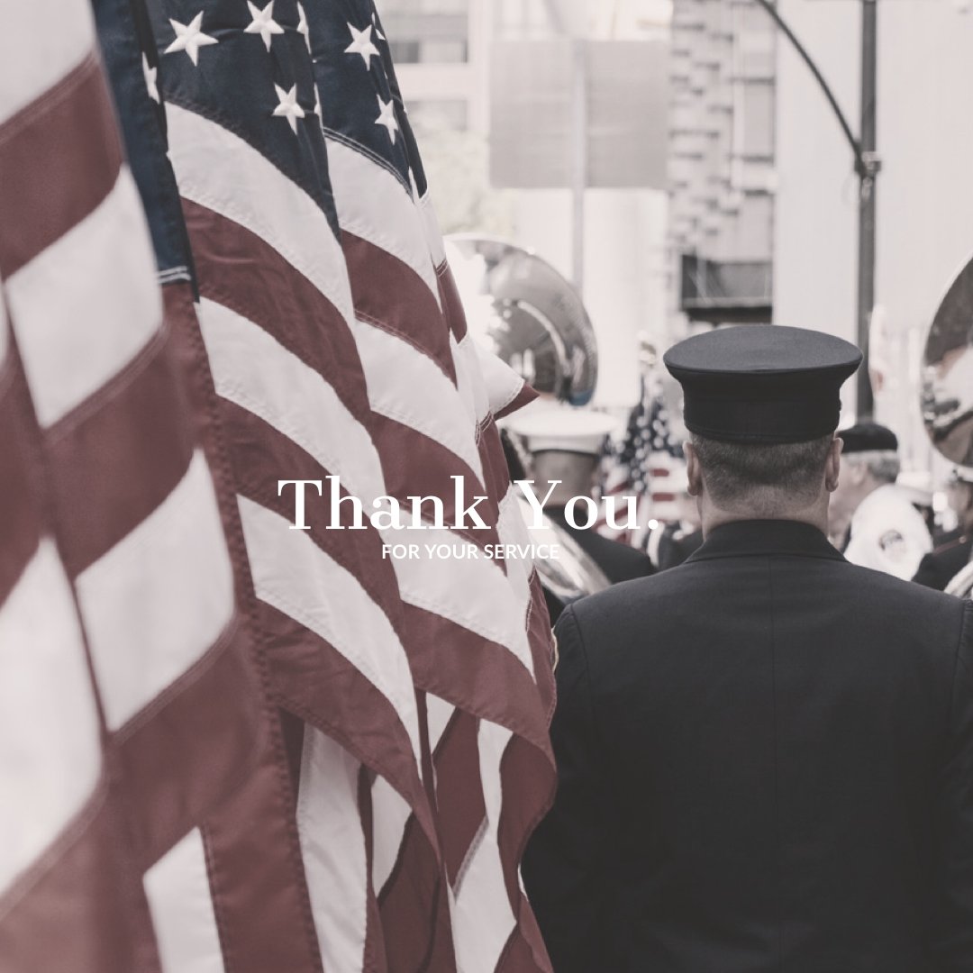 This Veterans Day, we honor our servicemen and servicewomen for their bravery and sacrifice. Thank you for all you do.