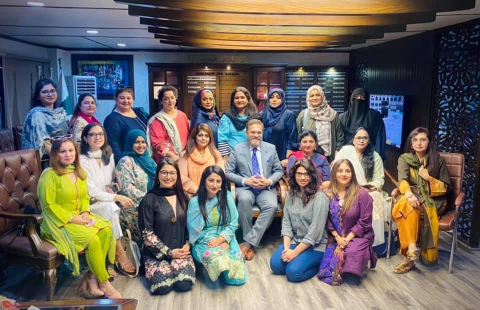 MKPCGP's tweet photo. MKP Corporate Group Women Chapter, arranged an informative session in coordination with FBR courtesy of Chief Commissioner Inland Revenue Dr. Aftab Imam.

#MKPWomenChapter
#MKPCorporateGroupPakistanWomenChapter
#MKPCorporateGroup
#MKPCGP
#MKPCGPNews https://t.co/xPZmPMvG6b
