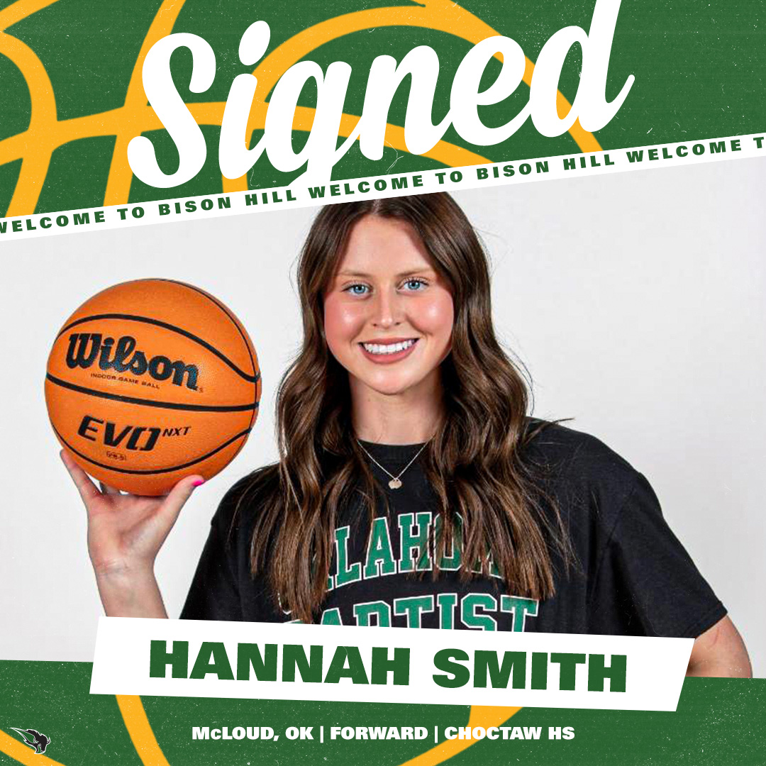 OBU_WBBall's tweet photo. Hannah Smith, a 6' forward from McCloud!

Help us welcome Hannah to Bison Hill! 

#OnToVictory https://t.co/ydD1hOWOKA