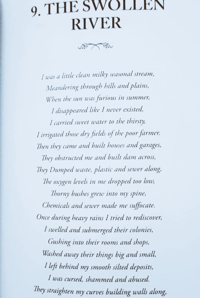 javeeds68610950's tweet photo. A poem from my book "Pinch of Adorance" inspired by the floods of Buggavanka river. #theswollenrivwr .#RainfallAlert #heavyrains #Kadapa #buggavanka  #javeedsyed_writes #pinchofadorance #javeedsyed #ChennaiRains  #FloodAlert https://t.co/8lJkTX4KTy