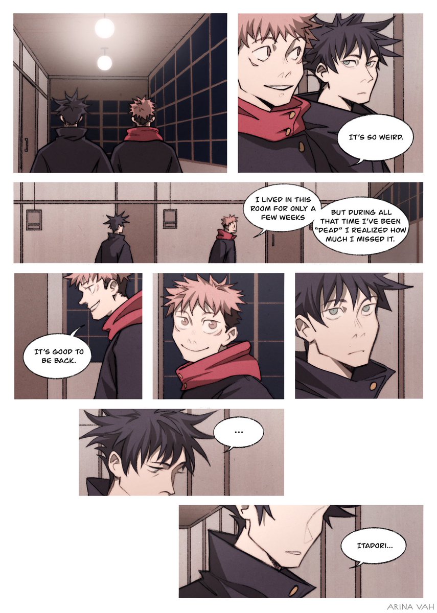 vah_arina's tweet photo. night after Yuji’s «resurrection»
#jujutsukaisen #itafushi https://t.co/VnLTSoIgVJ