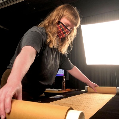 idp_uk's tweet photo. Over on the @britishlibrary Living Knowledge blog, meet a member of our #LotusSutraProject team: Senior Imaging Technician, Isabelle Reynolds-Logue! (@IssyR_L) She has experience on a variety of projects, including #digitising the Dunhuang scrolls. 📸➡️ https://t.co/D1x5BR5py7 https://t.co/oGvSpdOTlS