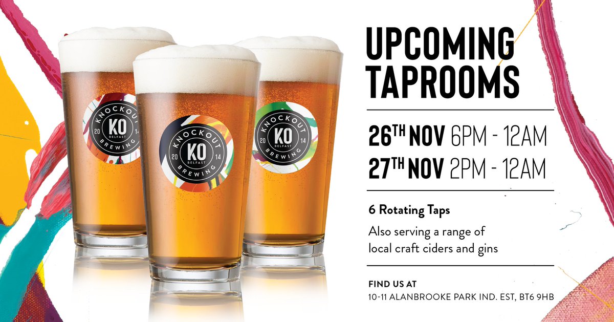 November Taproom!  26th &amp; 27th November 

Please like and share!

fb.me/e/2ROXyJa0X