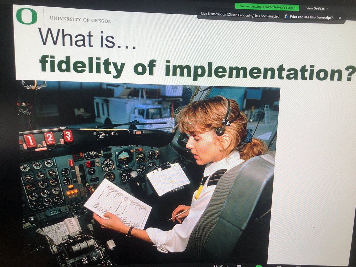 karenbrady98's tweet photo. What is Fidelity of Implementation? Kent McIntosh expertly shows the comparison with a successful flight. #EquityIsMTSS @pattanupdates https://t.co/l0UoBBwdKF