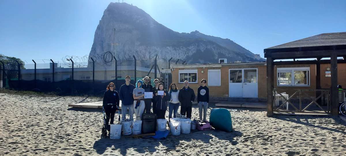 #ACT #ActionChangesThings
Nautilus 73rd #GreatGibraltarBeachClean 

There is no time to waste! No planet B! 

TNP & #golddofe participants were joined by Dolya and idclear staff members at #WesternBeach 

 The #beachcombing saw no less than 180kg removed!

#beachcleanup