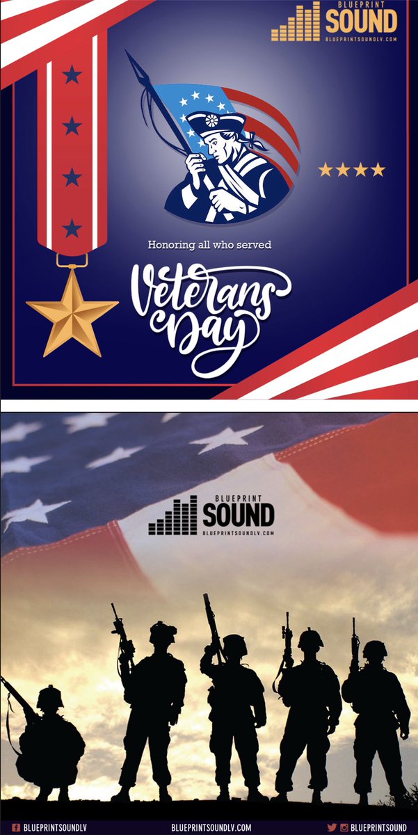EarwaxXx's tweet photo. Thank you for your service #VeteransDay @BlueprintSound #bpslv https://t.co/k14qmbbyV7