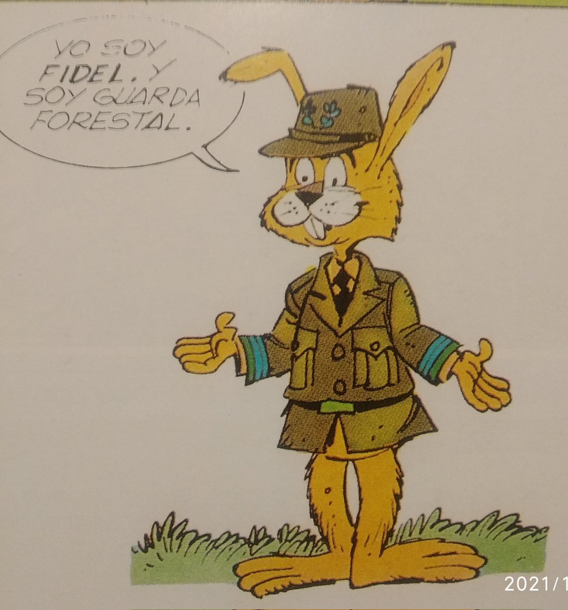 apamcyl's tweet photo. Enhorabuena! Y Gracias! Por el guiño a la profesión
Ese conejo es FIDEL
El conejo del @EL_ICONA
Y era #GuardaForestal
Eran tiempos de reconocimiento al profesional de la #policía de los bosques.
#PoliciaMedioambiental
@FranciscoIgea
@alferma1 
📞1️⃣1️⃣2️⃣👮‍♀️👮‍♂️🚔 https://t.co/ql25qGKSbF