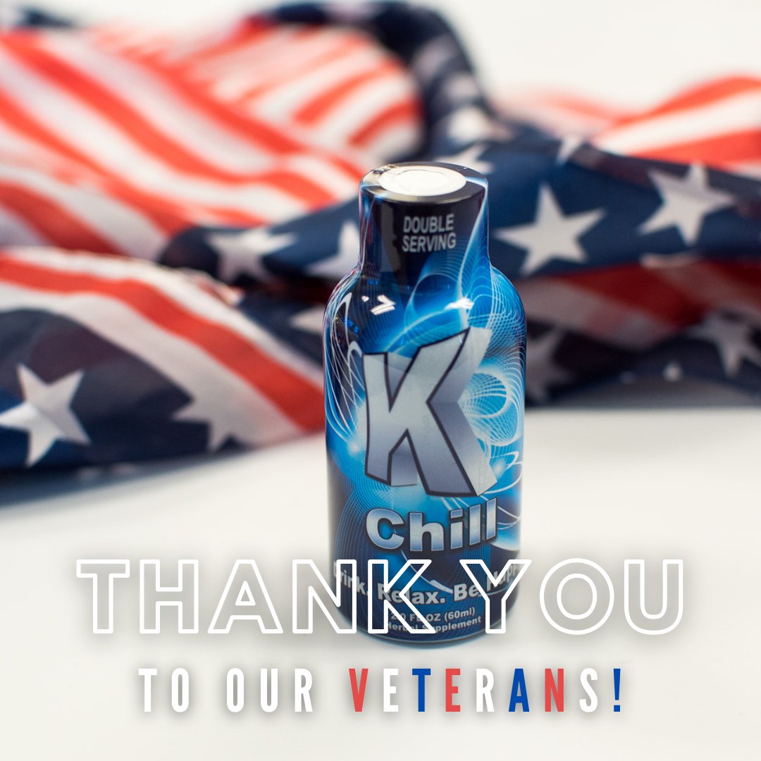 Drinkkchill's tweet photo. We are offering 20% off all products TODAY ONLY, in honor of Veteran's Day!! Use code troops20 at checkout. Thank you to all of our troops old and young for your service to provide our freedom! God bless America! https://t.co/m4UdRbe30Z