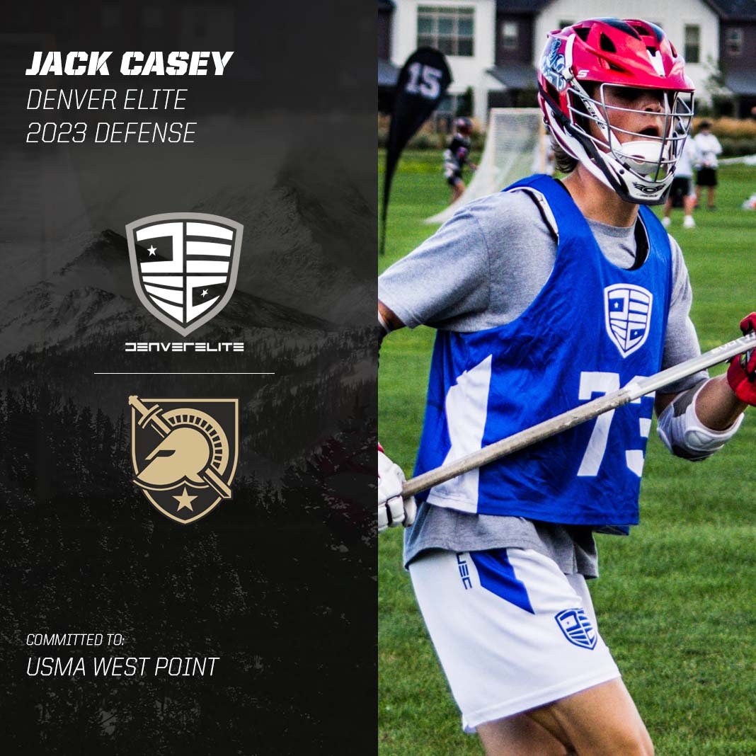 lxtclacrosse's tweet photo. Jack Casey, 2023 Defense, USMA West Point | Congrats to 2023 Denver Elite Defenseman, Jack Casey, on his commitment to play DI lacrosse at Army West Point! We are incredibly proud of you Jack and know big things are in store for your future at Army! Well done! 
#denverelitecommit https://t.co/S0KNm269Xe