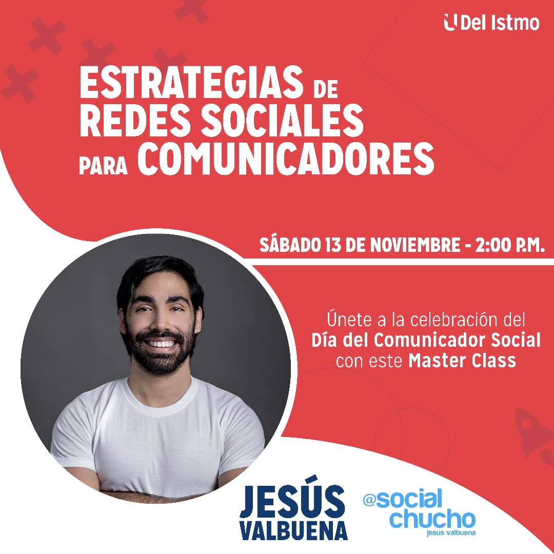 udelistmo's tweet photo. ¡Te invitamos a celebrar con nosotros el día del comunicador social!

Junto a @socialchucho veremos qué estrategias de redes sociales pueden ayudar a los comunicadores sociales a lograr sus objetivos.

Inscripciones aquí: https://t.co/LTCdMKvhjH

#UDelIstmo #SoyUDelIstmo https://t.co/ovRiAsMU0q