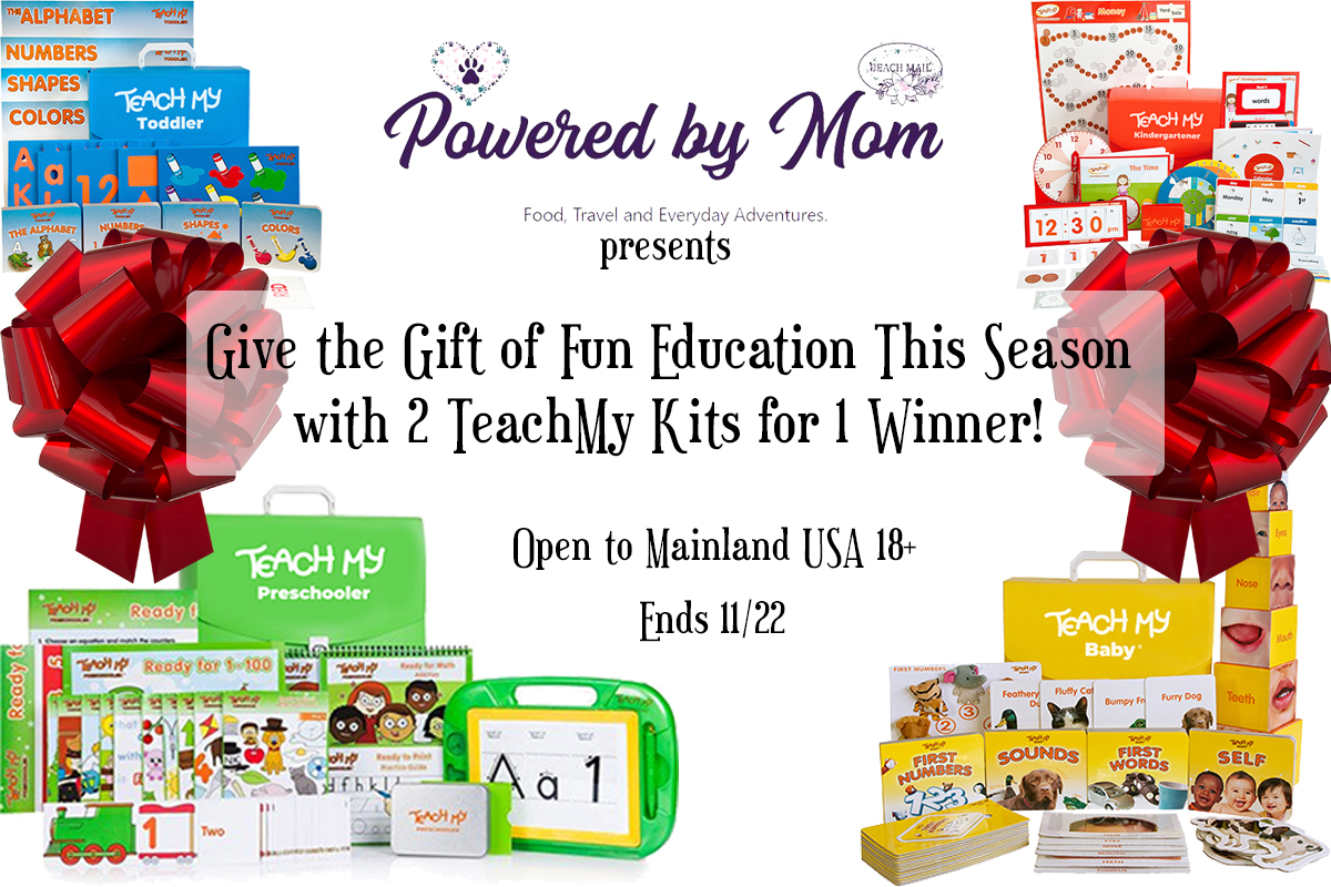 PowerbyMomBlog's tweet photo. Win not 1 but 2 full #learningkits from TeachMy in our latest giveaway. These kits teach your kids everything they need to know in a fun and engaging way. Parents and kids love them. Enter for your chance to win today! #Giveaway is open to Mainland USA and Ends 11/24. https://t.co/0m5ew4dUNF