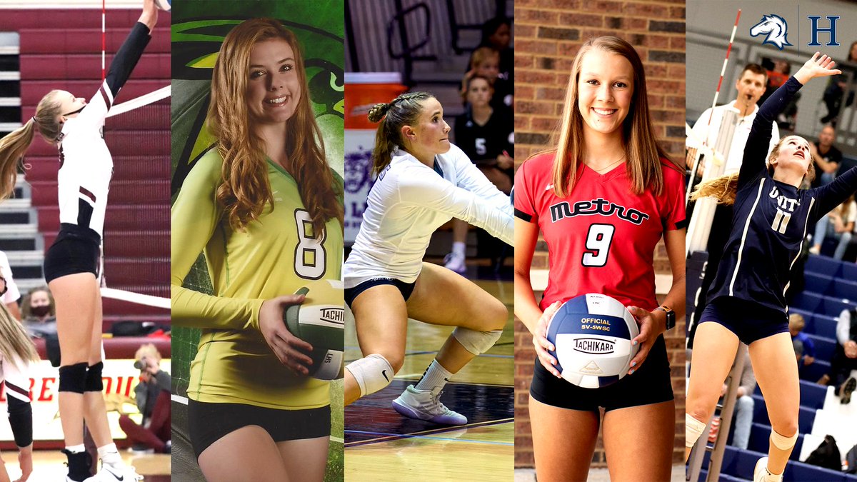 HCChargers's tweet photo. Big things are still in front of the Hillsdale College volleyball team this season, but the Chargers are also reloading for the future with a talented five-player class of signees this Wednesday! #ChargeOn 
Meet the incoming freshmen: https://t.co/qzdMJSLrNG https://t.co/Fi2ELOtrSJ