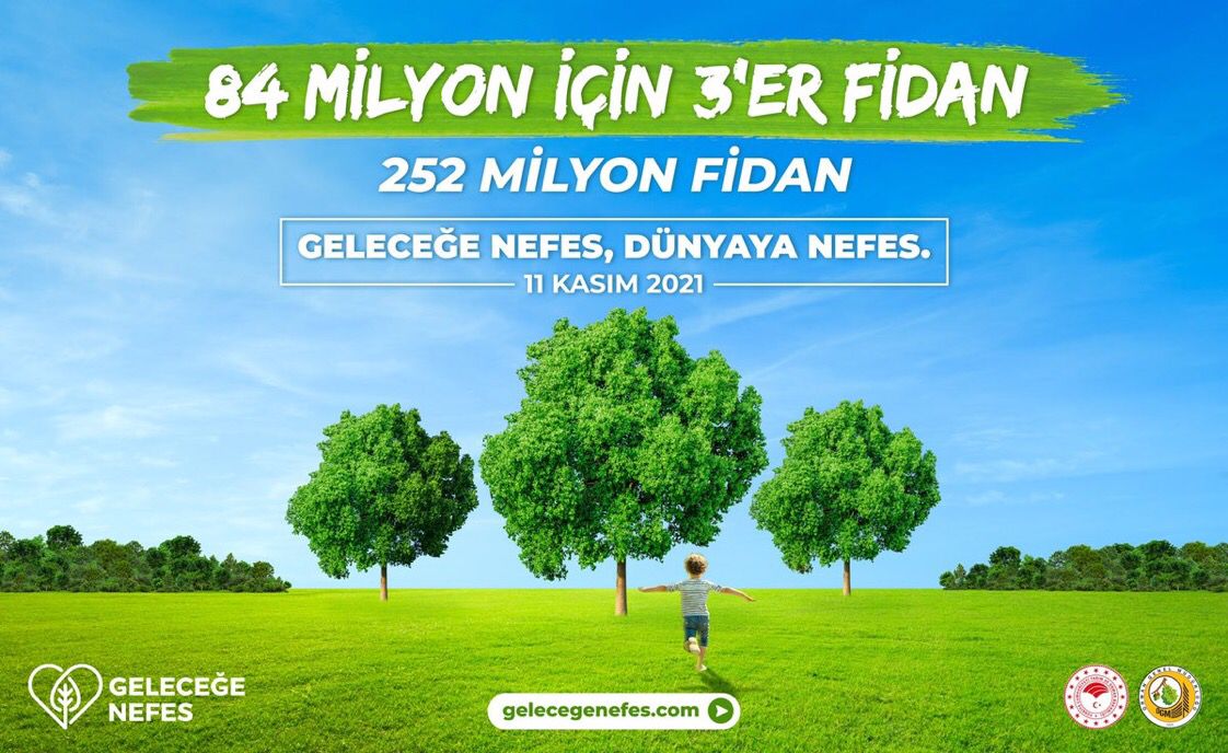 Yeşil  Vatan' ın  dört bir yanı fidanlarla buluşacak , yarınlarımıza
umut #GelecegeNefes olacak.