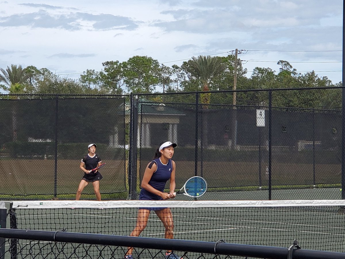 Doubles play has begun this afternoon in the Daytona Beach Women's Pro Tennis Championship at the Florida Tennis Center 🎾