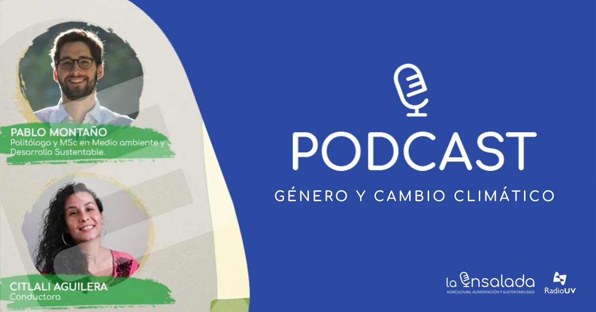 EnsaladaRadio's tweet photo. ¡Te perdiste #LaEnsalada! 🥗
#ACCIÓNCLIMÁTICA
#PODCAST
https://t.co/tlPUQsezJS

🌳En #LaEntrevista escucha a @PabloMontanoB,politólogo,creador de @Podcast2050 y productor y guionista de #ElTemaMx

Escucha a @citlaguilera🎙️el próximo martes a las 10h por @RadioUV 📻 https://t.co/cK6mIUVCMm
