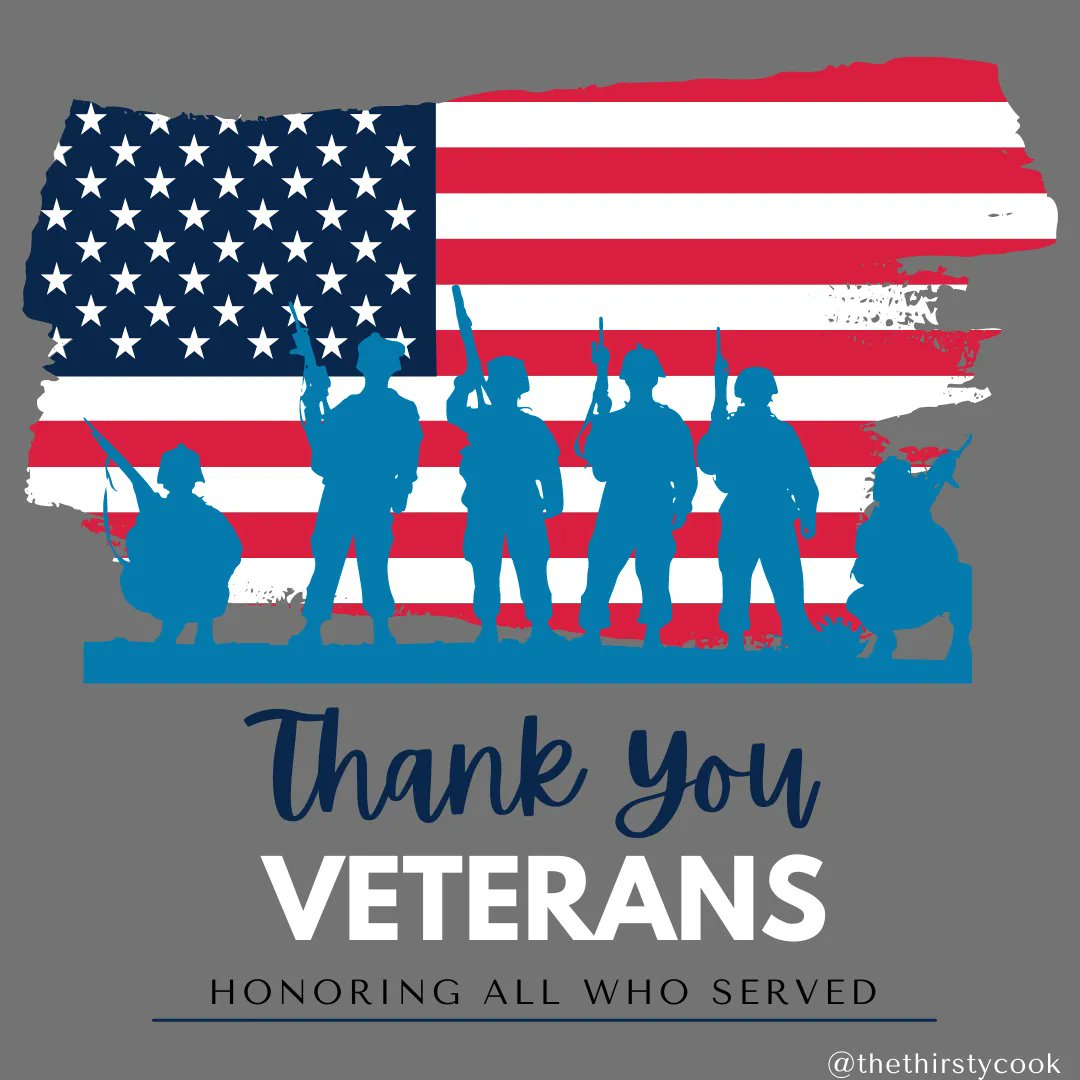 thirsty_cook's tweet photo. Grateful for your courage to protect. Thankful for the freedoms and the peace we enjoy because you served. 🤍

#veteransday #veterans #thankyouforyourservice #freedom #veteransday2021 #thethirstycook https://t.co/TmHdsUpAkW