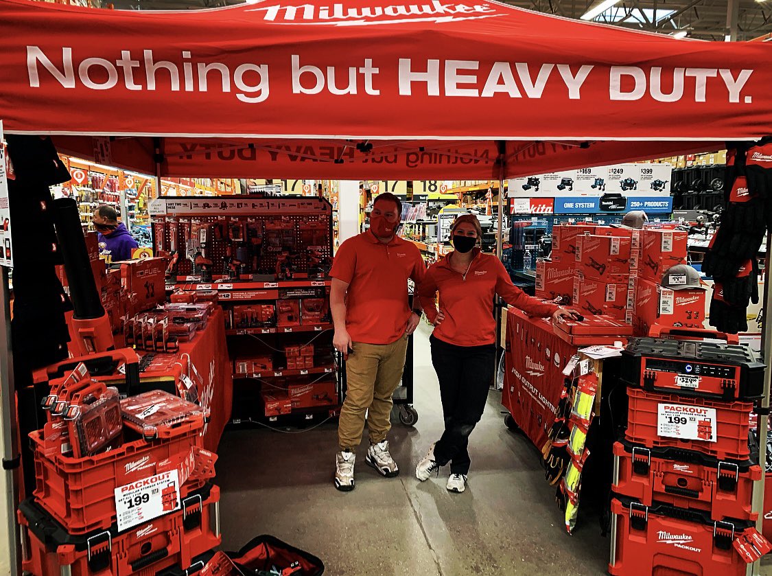 The deals in our gift center are second to none and these great partners are here to show case them. #4403theBeast #HomeDepot #DrivingPortablePower <a href="/DEWALTtough/">DEWALT</a> <a href="/MilwaukeeTool/">Milwaukee Tool</a>