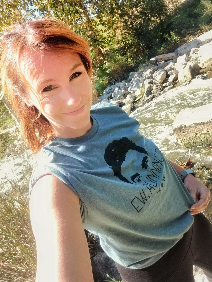 JillianDingee's tweet photo. I just went for it today. After not routinely running, I completed the #EwRunning virtual 5K in under 40 minutes. From the Pearl down to the King William District. David Rose would be proud. #SchittsCreek #SanAntonio #RunningHairDontCare https://t.co/yxTGBEAvLG